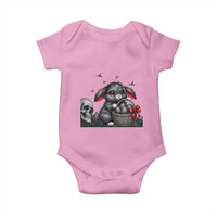 Gothic Easter Bunny Baby Onesie Dark Aesthetic Rabbit Gift