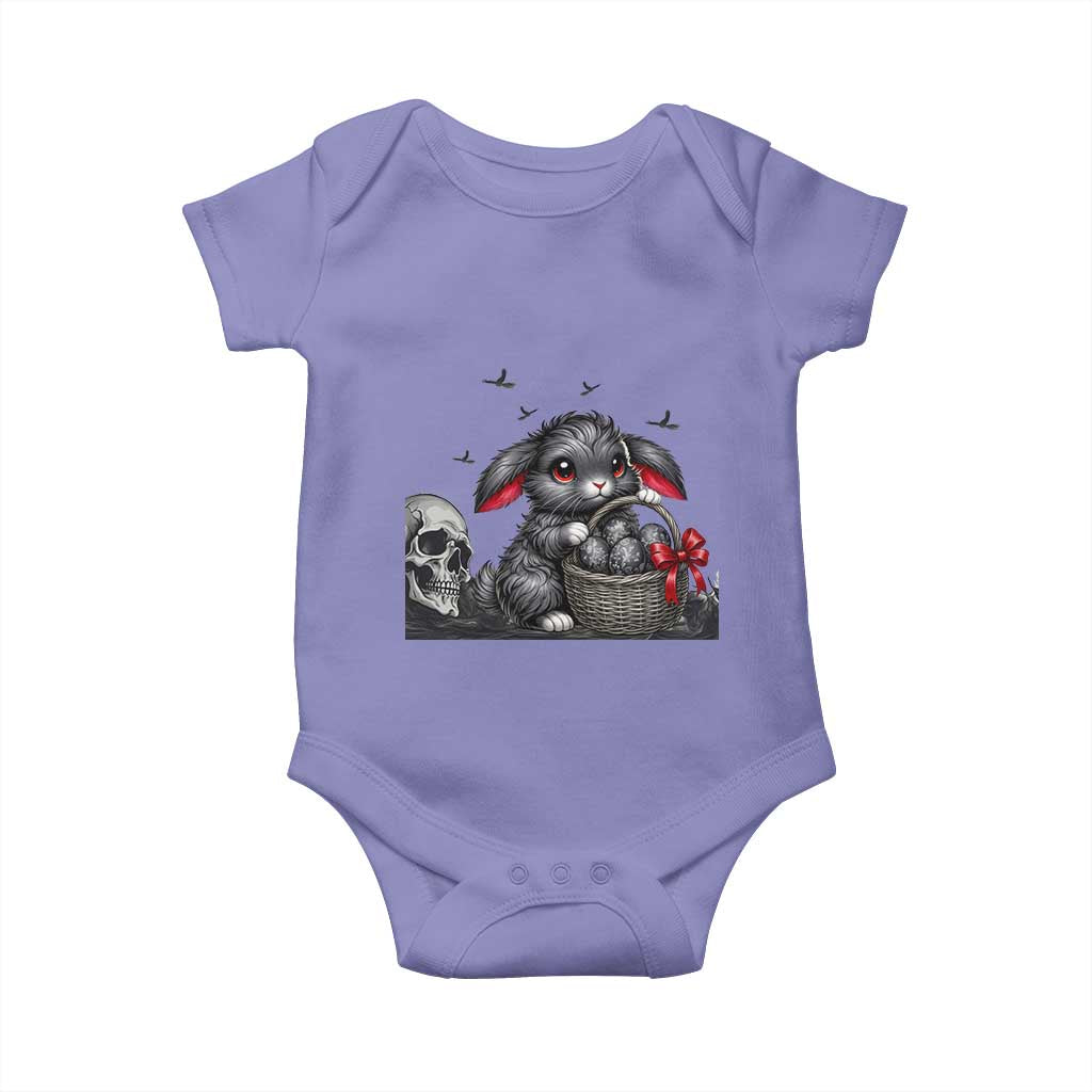 Gothic Easter Bunny Baby Onesie Dark Aesthetic Rabbit Gift