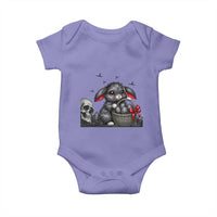 Gothic Easter Bunny Baby Onesie Dark Aesthetic Rabbit Gift