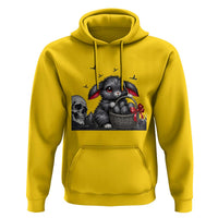 Gothic Easter Bunny Hoodie Dark Aesthetic Rabbit Gift