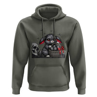 Gothic Easter Bunny Hoodie Dark Aesthetic Rabbit Gift