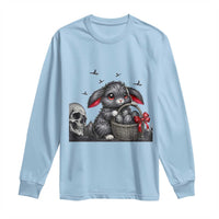 Gothic Easter Bunny Long Sleeve Shirt Dark Aesthetic Rabbit Gift