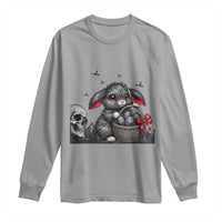 Gothic Easter Bunny Long Sleeve Shirt Dark Aesthetic Rabbit Gift