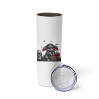 Gothic Easter Bunny Skinny Tumbler Dark Aesthetic Rabbit Gift