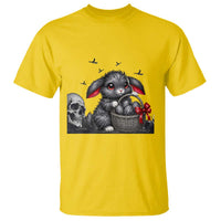 Gothic Easter Bunny T Shirt Dark Aesthetic Rabbit Gift