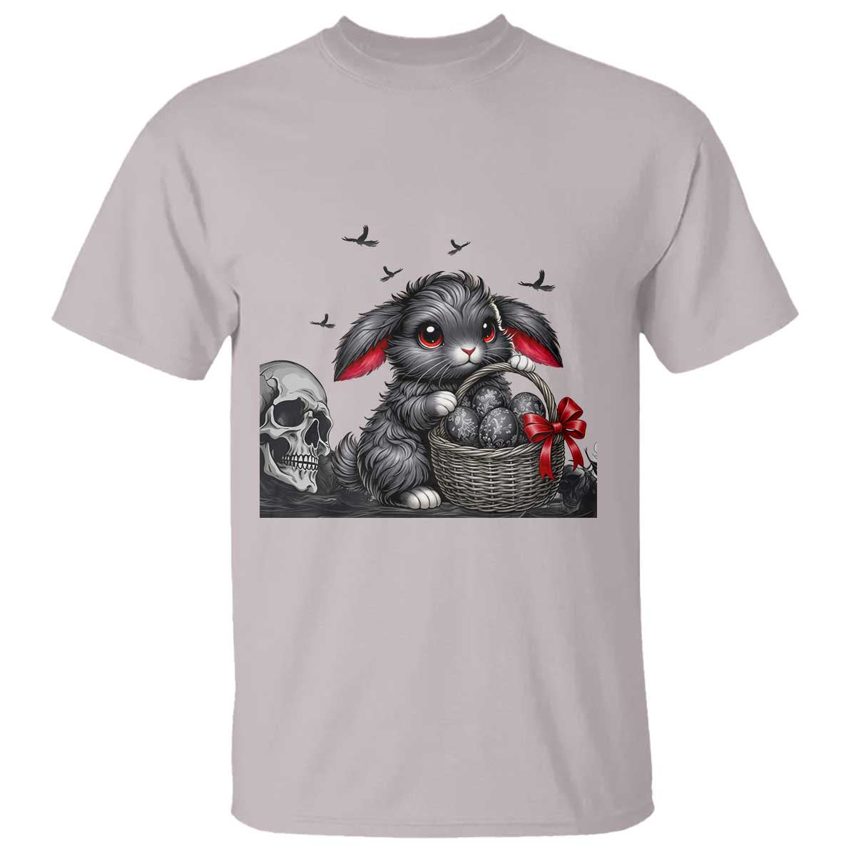 Gothic Easter Bunny T Shirt Dark Aesthetic Rabbit Gift