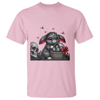 Gothic Easter Bunny T Shirt Dark Aesthetic Rabbit Gift