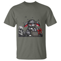 Gothic Easter Bunny T Shirt Dark Aesthetic Rabbit Gift