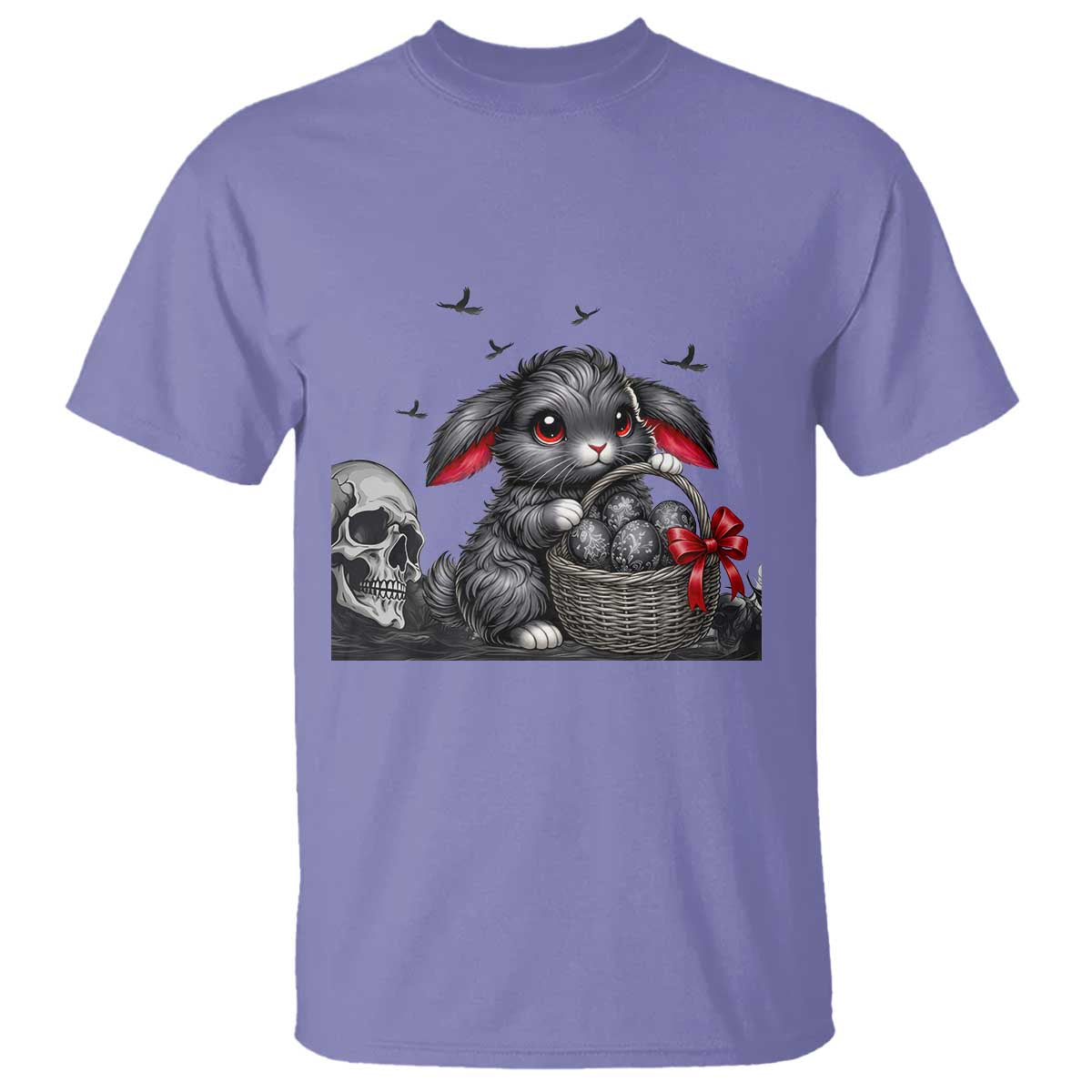 Gothic Easter Bunny T Shirt Dark Aesthetic Rabbit Gift