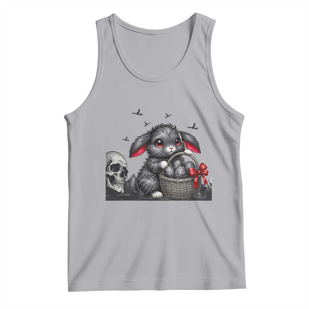 Gothic Easter Bunny Tank Top Dark Aesthetic Rabbit Gift