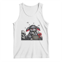 Gothic Easter Bunny Tank Top Dark Aesthetic Rabbit Gift