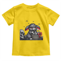 Gothic Easter Bunny Toddler T Shirt Dark Aesthetic Rabbit Gift