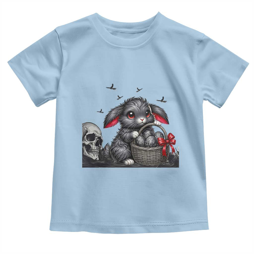 Gothic Easter Bunny Toddler T Shirt Dark Aesthetic Rabbit Gift