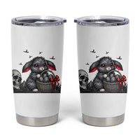 Gothic Easter Bunny Tumbler Cup Dark Aesthetic Rabbit Gift
