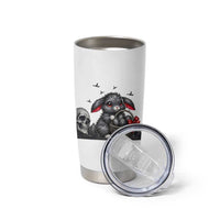 Gothic Easter Bunny Tumbler Cup Dark Aesthetic Rabbit Gift