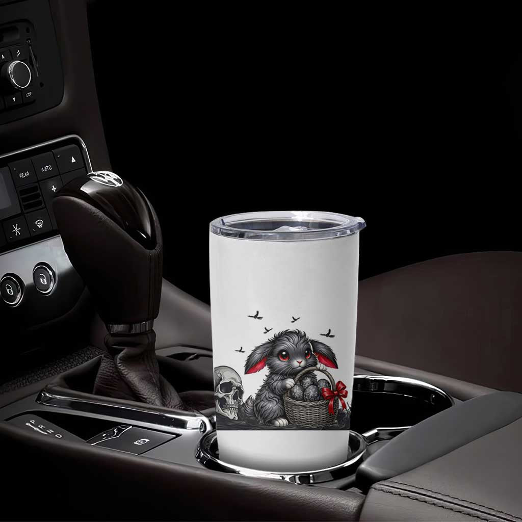 Gothic Easter Bunny Tumbler Cup Dark Aesthetic Rabbit Gift