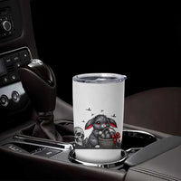 Gothic Easter Bunny Tumbler Cup Dark Aesthetic Rabbit Gift