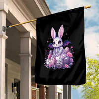 Cute Spooky Easter Bunny Garden Flag Pastel Goth Rabbit Gift