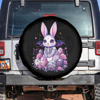 Cute Spooky Easter Bunny Spare Tire Cover Pastel Goth Rabbit Gift