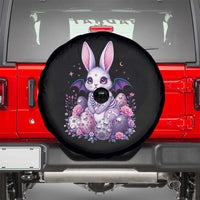Cute Spooky Easter Bunny Spare Tire Cover Pastel Goth Rabbit Gift