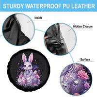 Cute Spooky Easter Bunny Spare Tire Cover Pastel Goth Rabbit Gift