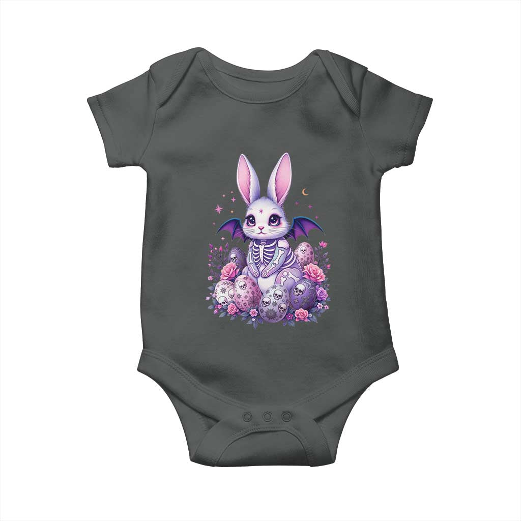 Cute Spooky Easter Bunny Baby Onesie Pastel Goth Rabbit Gift