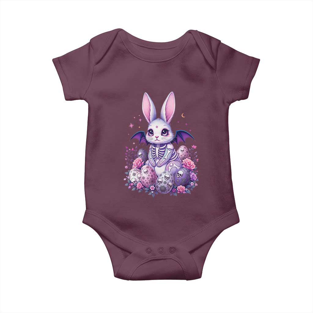Cute Spooky Easter Bunny Baby Onesie Pastel Goth Rabbit Gift