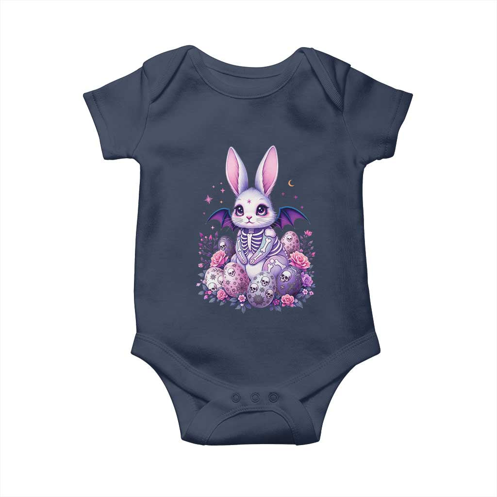 Cute Spooky Easter Bunny Baby Onesie Pastel Goth Rabbit Gift