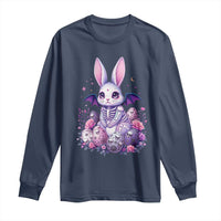 Cute Spooky Easter Bunny Long Sleeve Shirt Pastel Goth Rabbit Gift