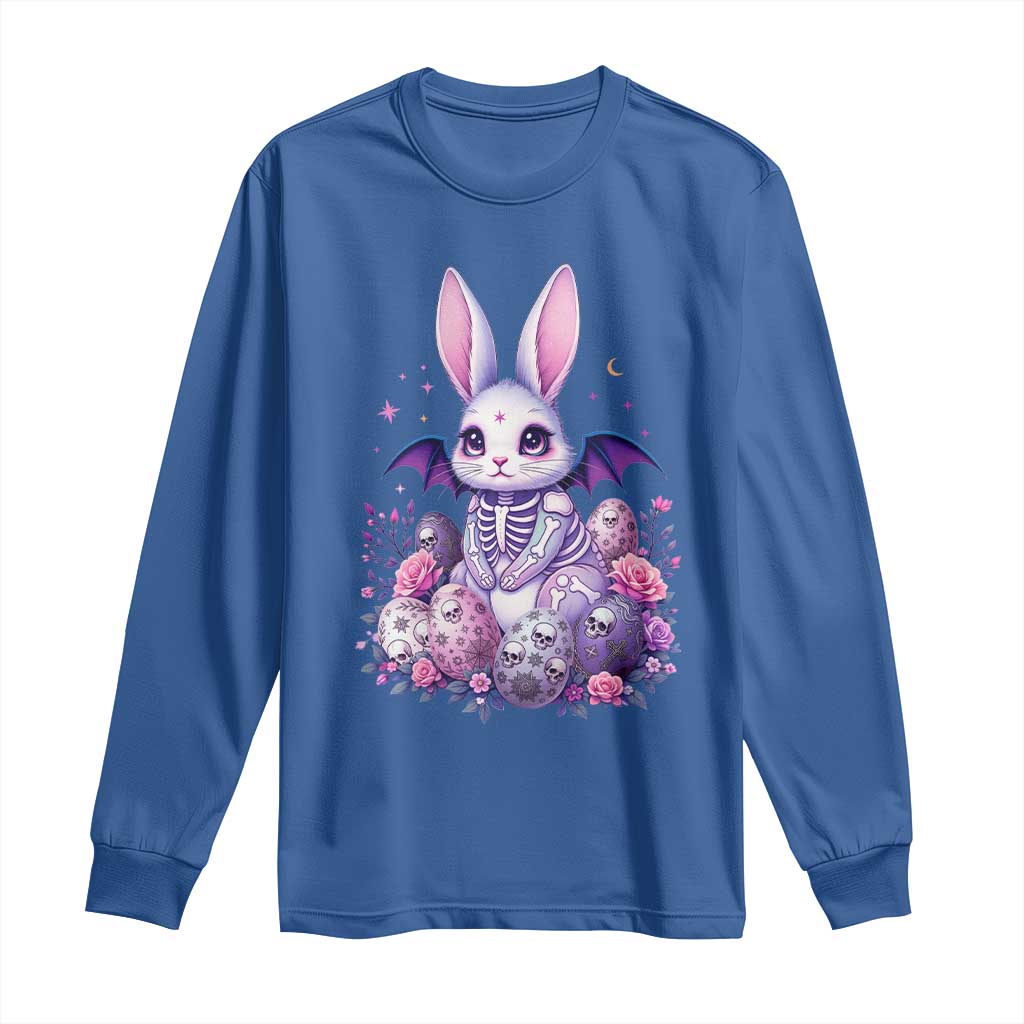 Cute Spooky Easter Bunny Long Sleeve Shirt Pastel Goth Rabbit Gift