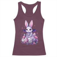 Cute Spooky Easter Bunny Racerback Tank Top Pastel Goth Rabbit Gift