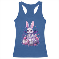 Cute Spooky Easter Bunny Racerback Tank Top Pastel Goth Rabbit Gift