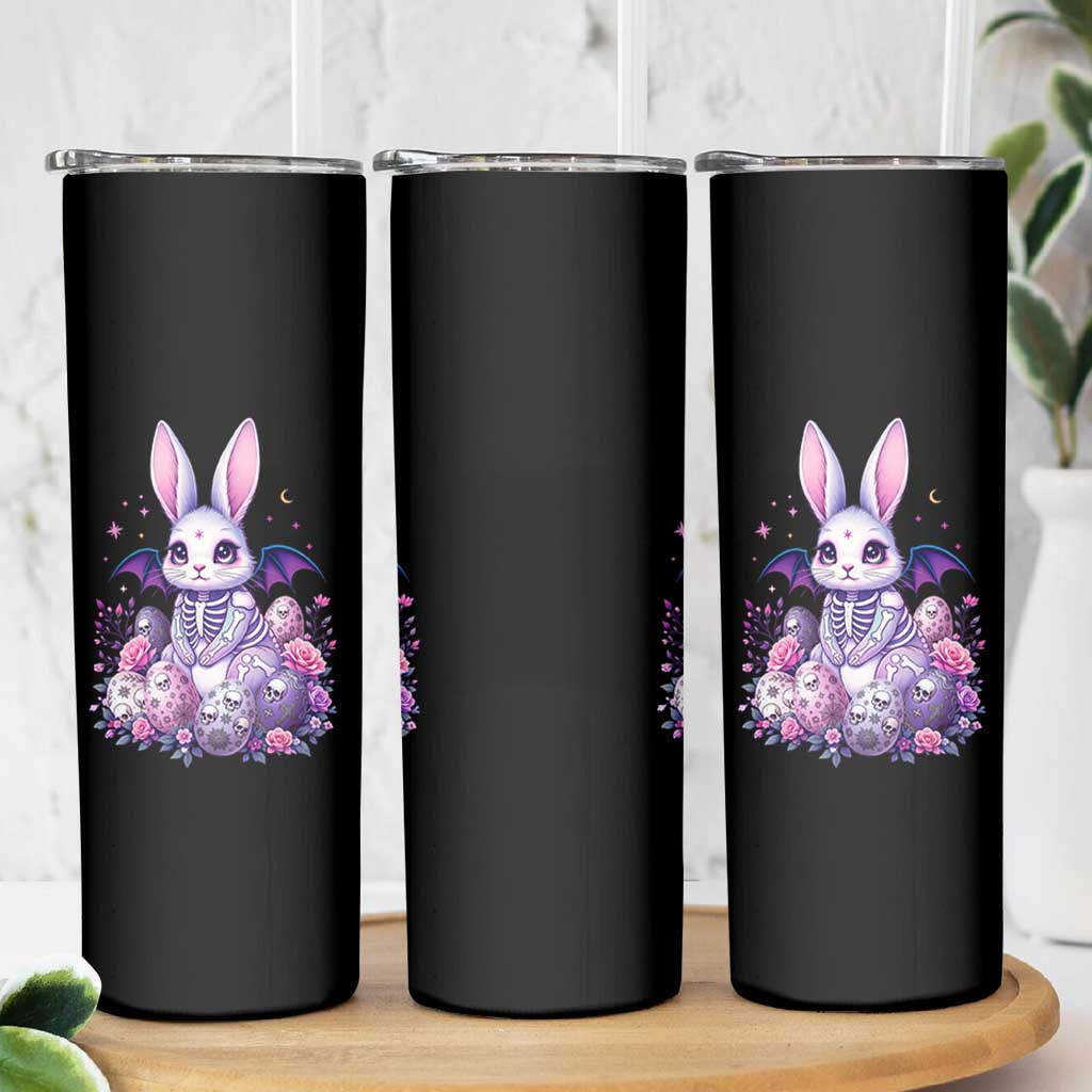 Cute Spooky Easter Bunny Skinny Tumbler Pastel Goth Rabbit Gift