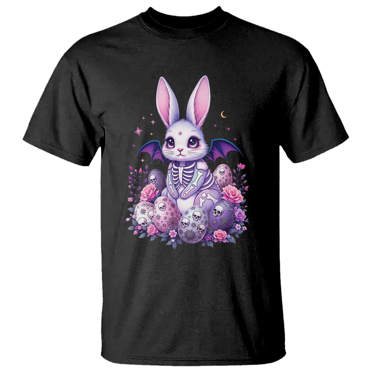 Cute Spooky Easter Bunny T Shirt Pastel Goth Rabbit Gift