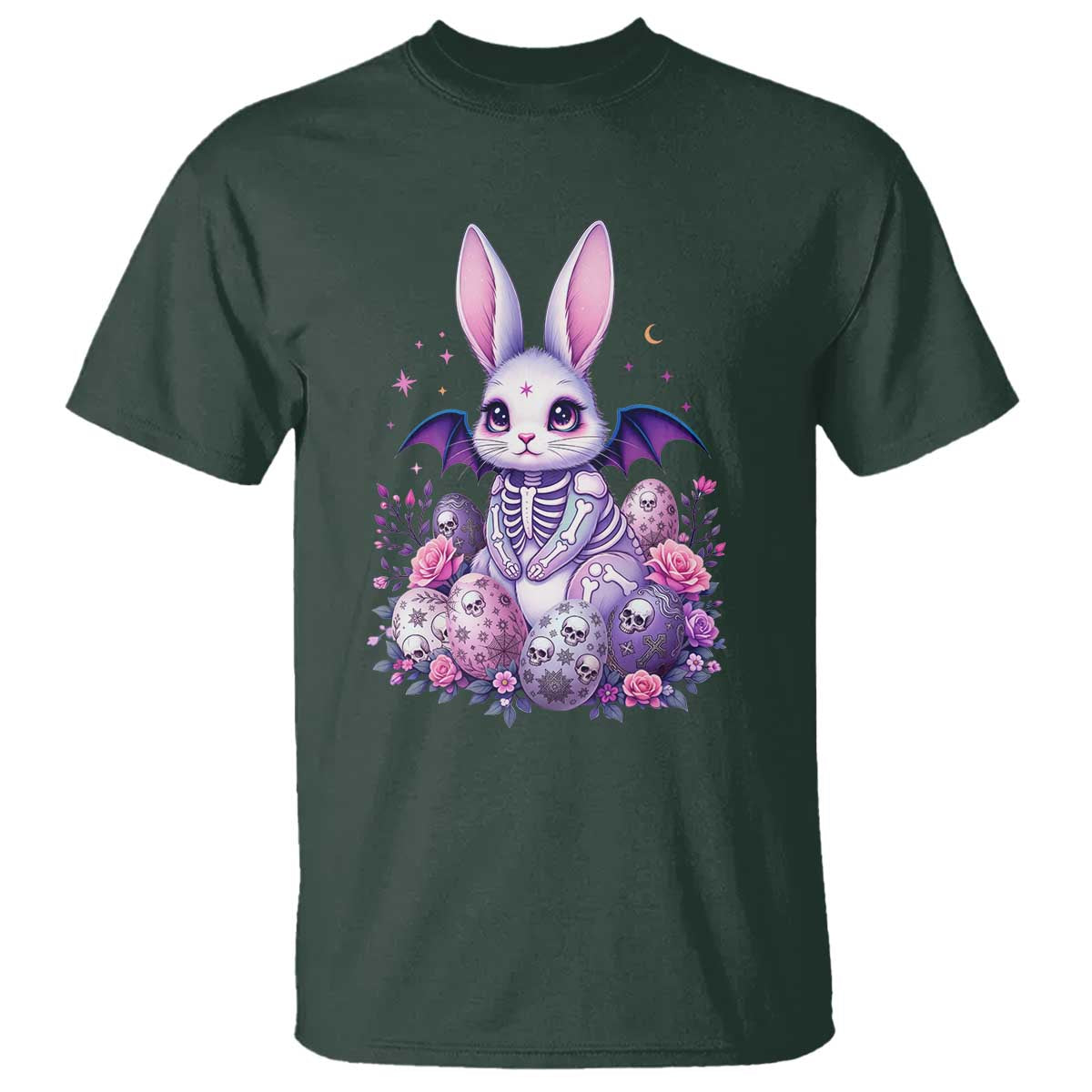 Cute Spooky Easter Bunny T Shirt Pastel Goth Rabbit Gift