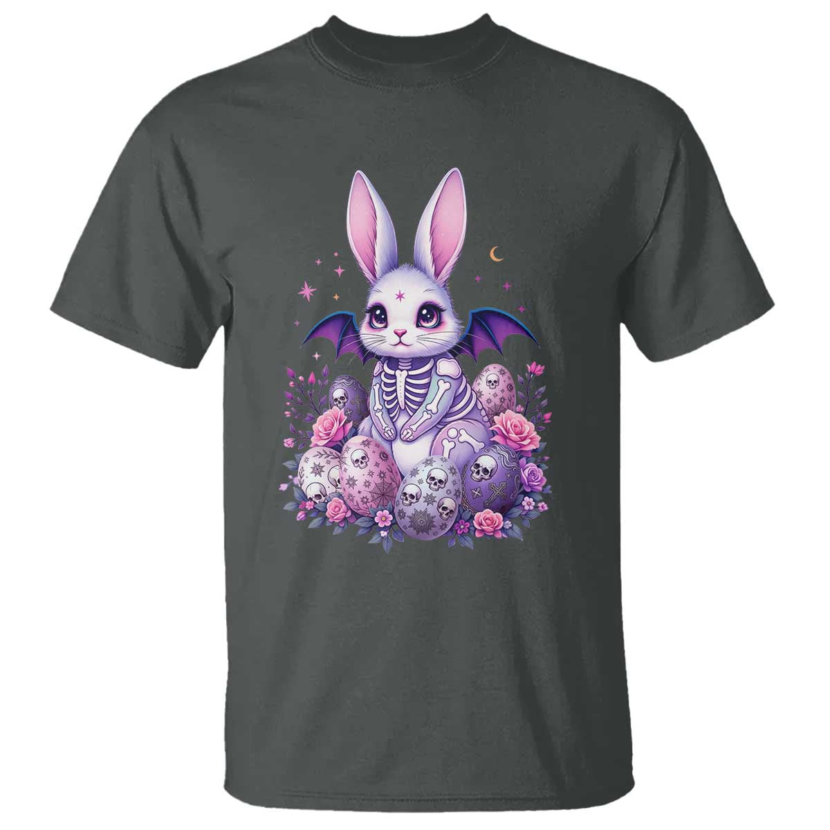 Cute Spooky Easter Bunny T Shirt Pastel Goth Rabbit Gift