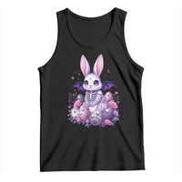 Cute Spooky Easter Bunny Tank Top Pastel Goth Rabbit Gift