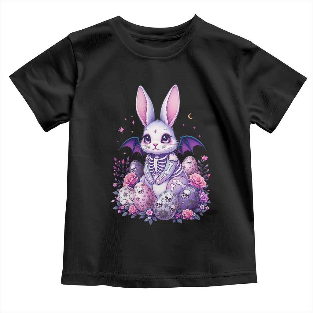 Cute Spooky Easter Bunny Toddler T Shirt Pastel Goth Rabbit Gift
