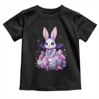 Cute Spooky Easter Bunny Toddler T Shirt Pastel Goth Rabbit Gift