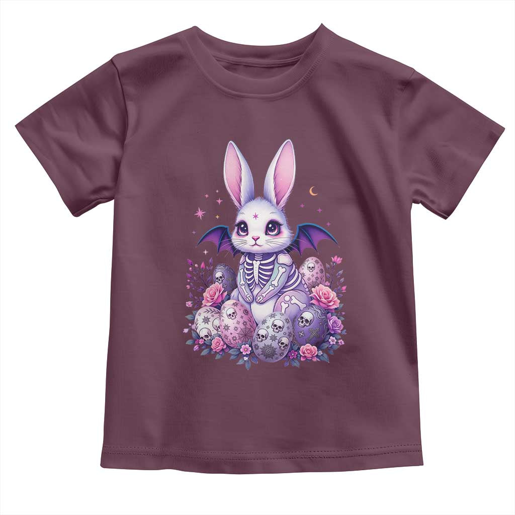 Cute Spooky Easter Bunny Toddler T Shirt Pastel Goth Rabbit Gift