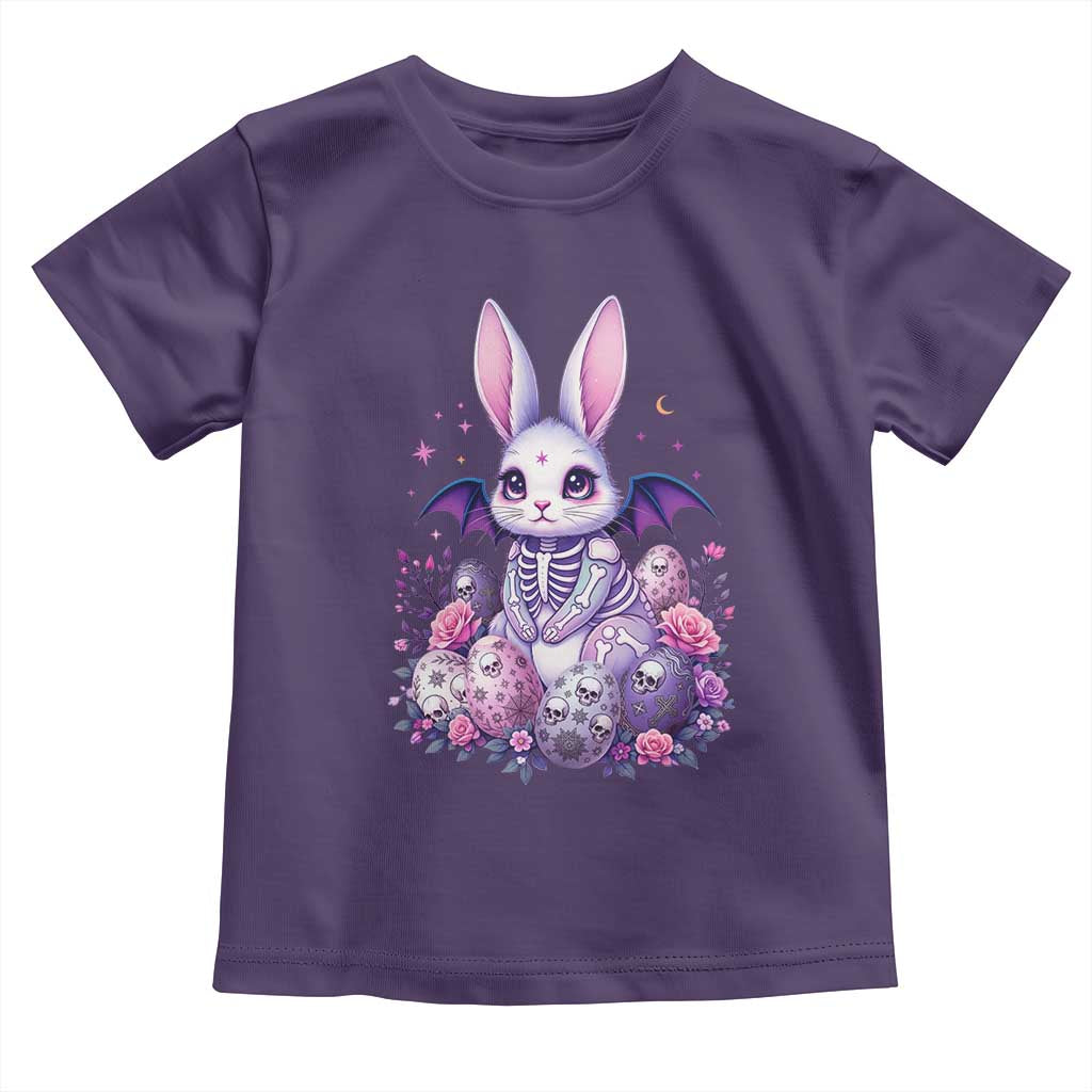 Cute Spooky Easter Bunny Toddler T Shirt Pastel Goth Rabbit Gift