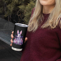 Cute Spooky Easter Bunny Tumbler Cup Pastel Goth Rabbit Gift