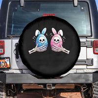 Gothic Easter Gift Spare Tire Cover Skeleton Hands Holding Easter Eggs