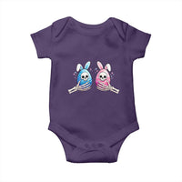 Gothic Easter Gift Baby Onesie Skeleton Hands Holding Easter Eggs