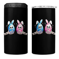 Gothic Easter Gift 4 in 1 Can Cooler Tumbler Skeleton Hands Holding Easter Eggs