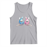 Gothic Easter Gift Tank Top Skeleton Hands Holding Easter Eggs