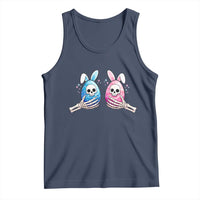Gothic Easter Gift Tank Top Skeleton Hands Holding Easter Eggs