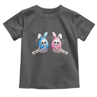 Gothic Easter Gift Toddler T Shirt Skeleton Hands Holding Easter Eggs
