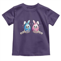 Gothic Easter Gift Toddler T Shirt Skeleton Hands Holding Easter Eggs