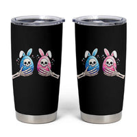 Gothic Easter Gift Tumbler Cup Skeleton Hands Holding Easter Eggs